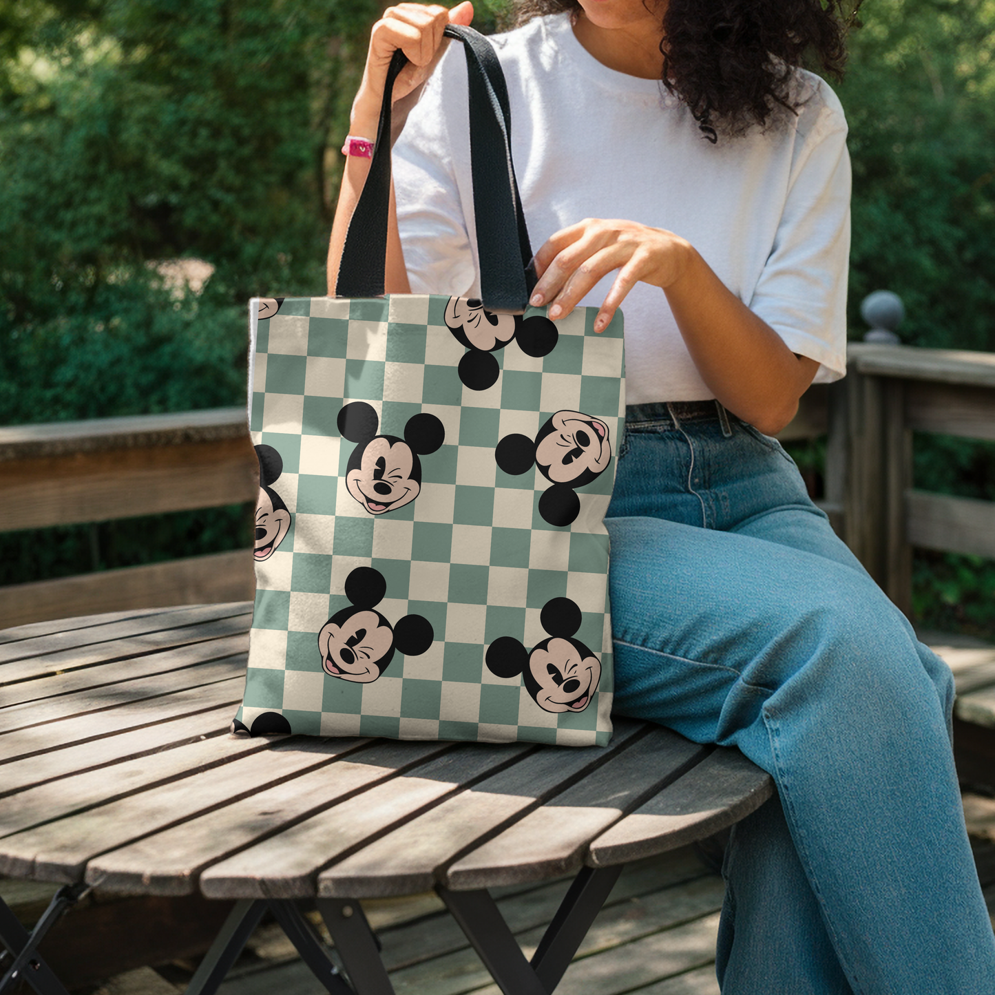 Tote Bag for Women printed with Cute Mouse