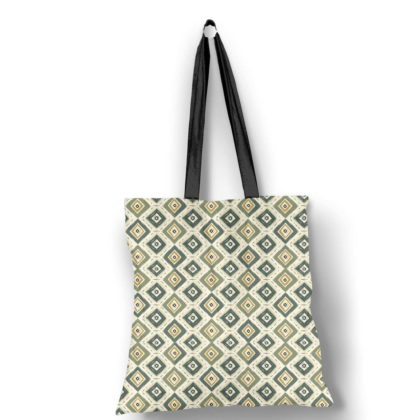 Boho Rhythms: Diamond Print Tote