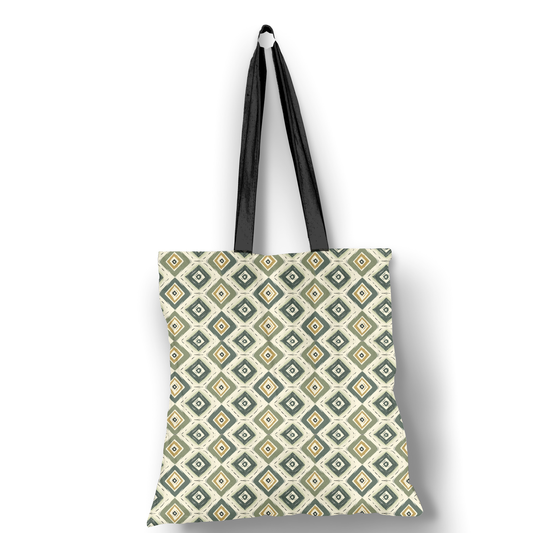 Boho Rhythms: Diamond Print Tote