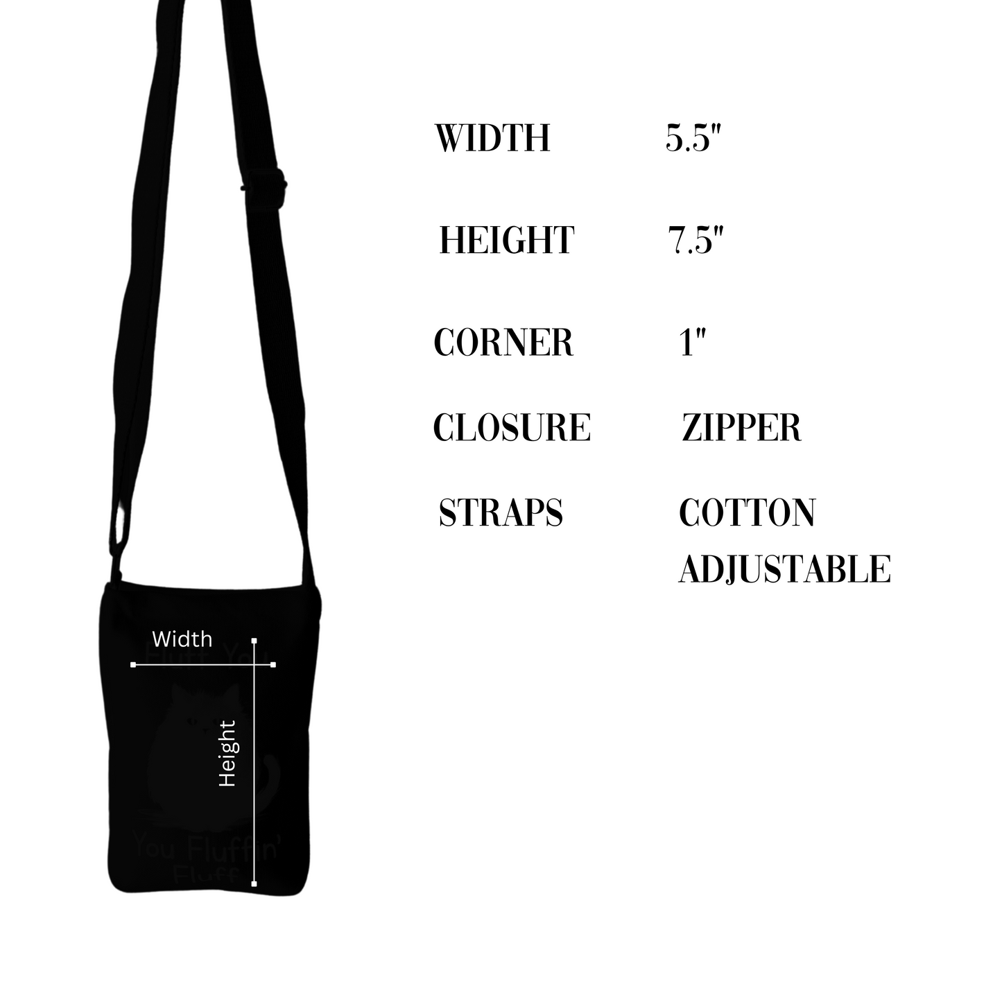 Fluff You Cat Phone Bag β Sassy & Compact Crossbody