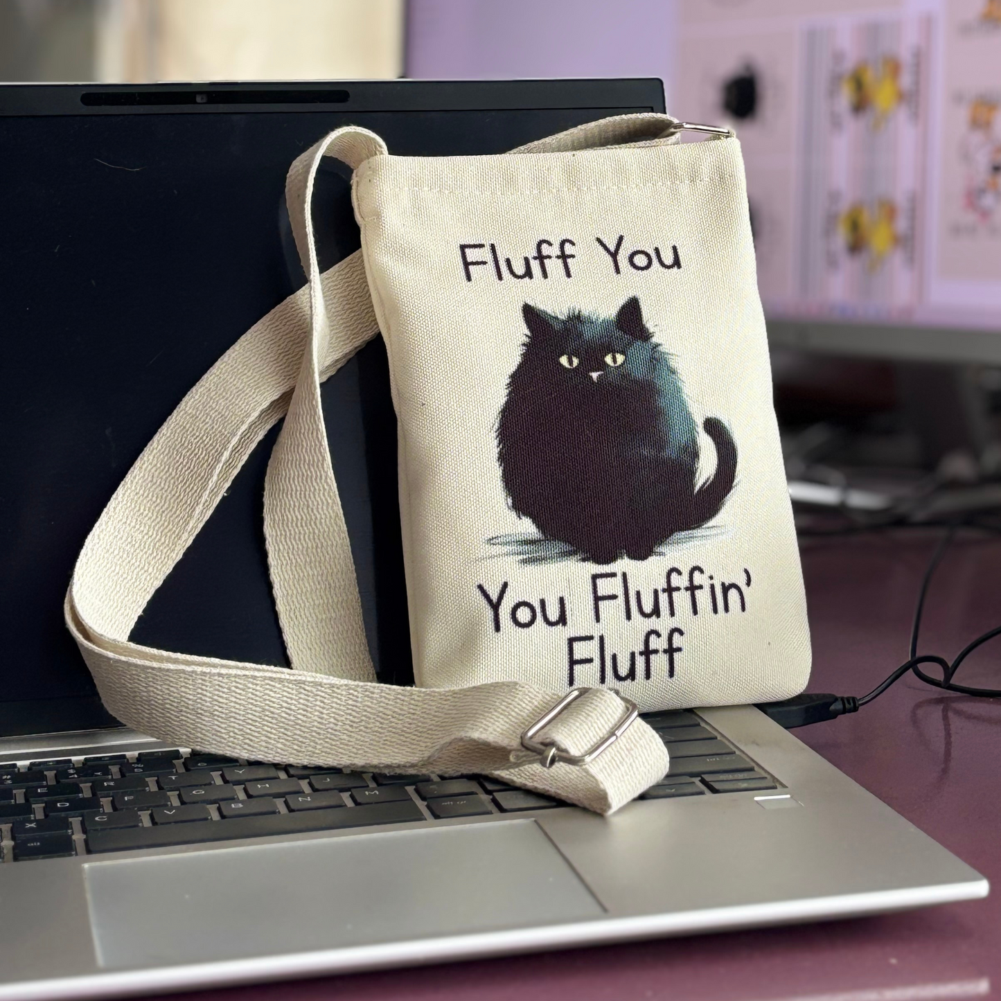 Fluff You Cat Phone Bag β Sassy & Compact Crossbody