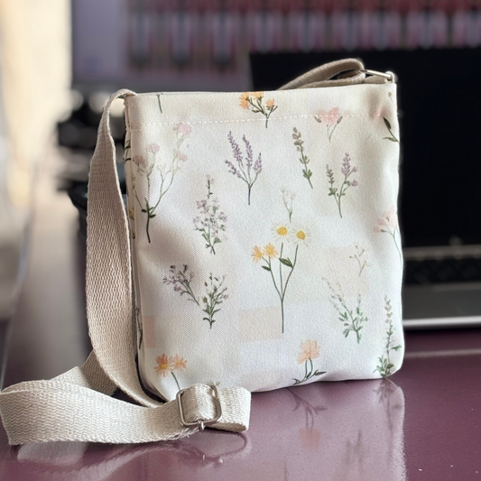 Aesthetic wildflower phone bag