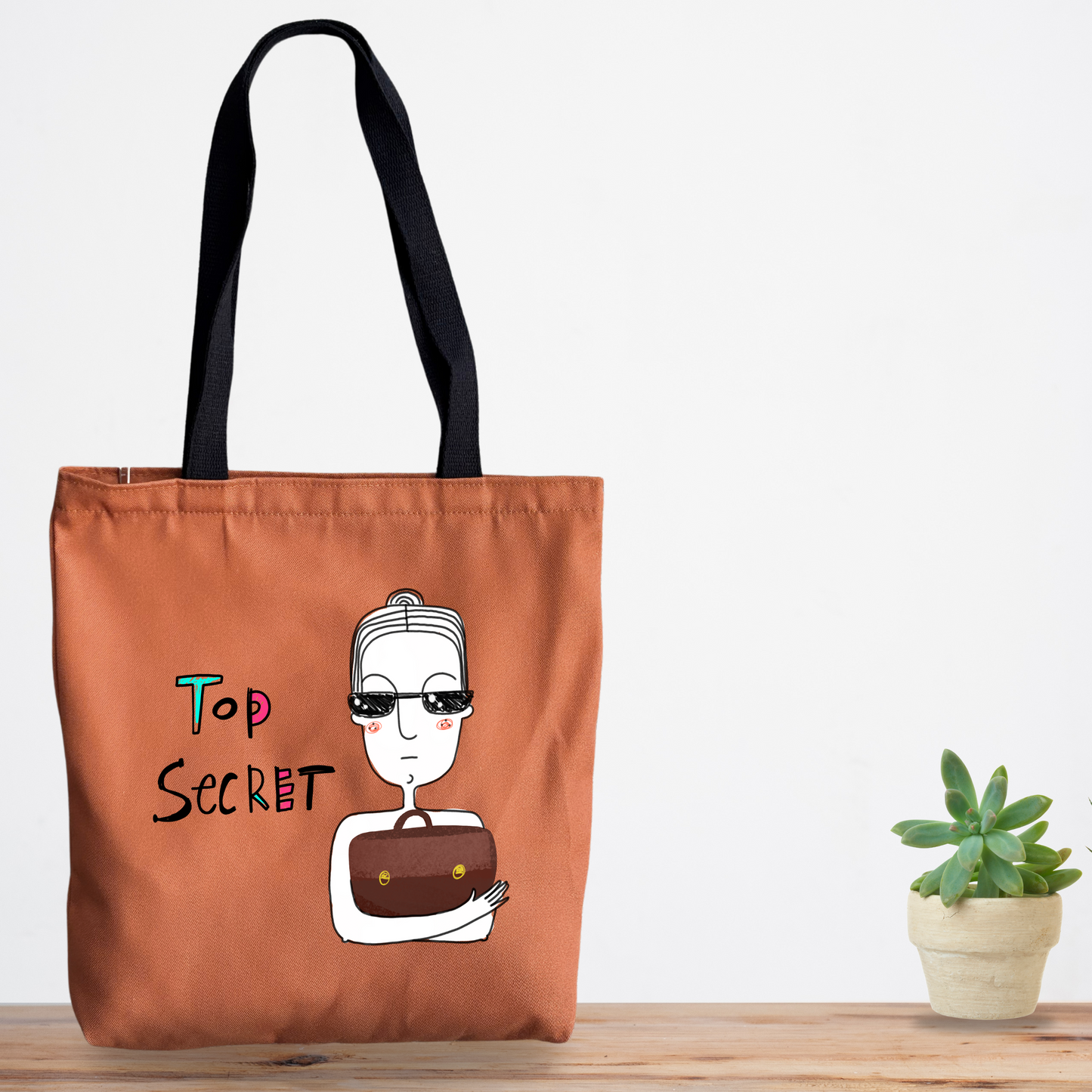 Funny Top Secret Tote bag