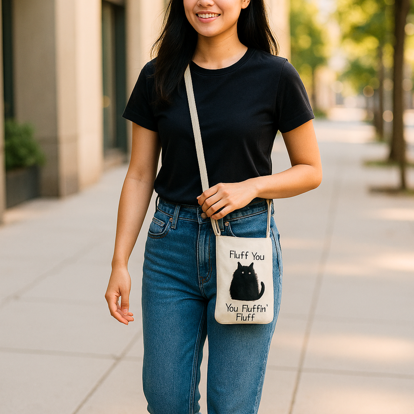 Fluff You Cat Phone Bag β Sassy & Compact Crossbody