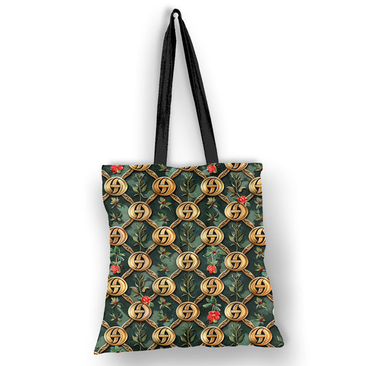 The Luxe Garden Tote Bag for college and everyday use