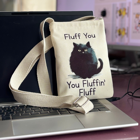 Fluff You Cat Phone Bag – Sassy & Compact Crossbody