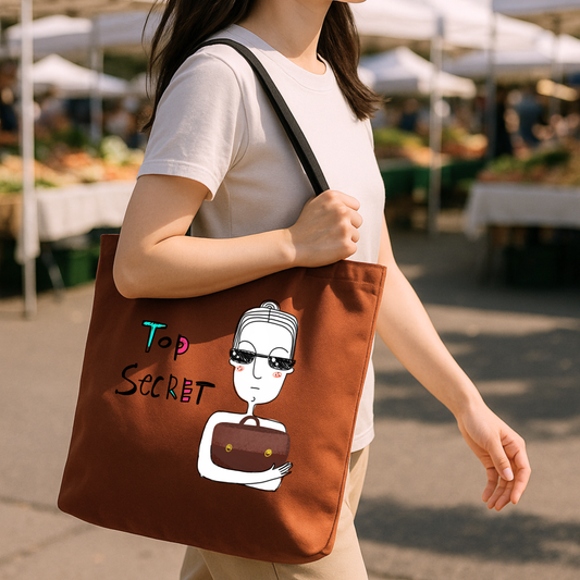 Funny Top Secret Tote bag
