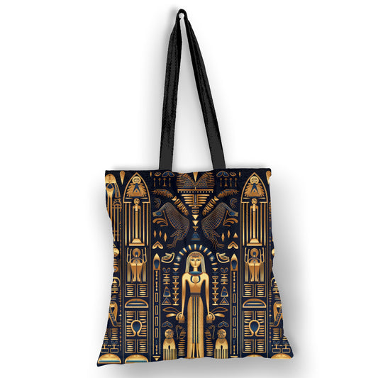 Pharaoh Chic Tote Bag – Bold Egyptian Royalty Design